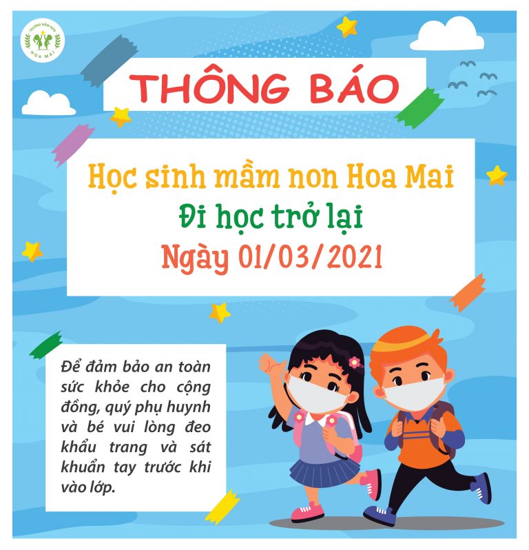 THÔNG BÁO ĐI HỌC TRỞ LẠI