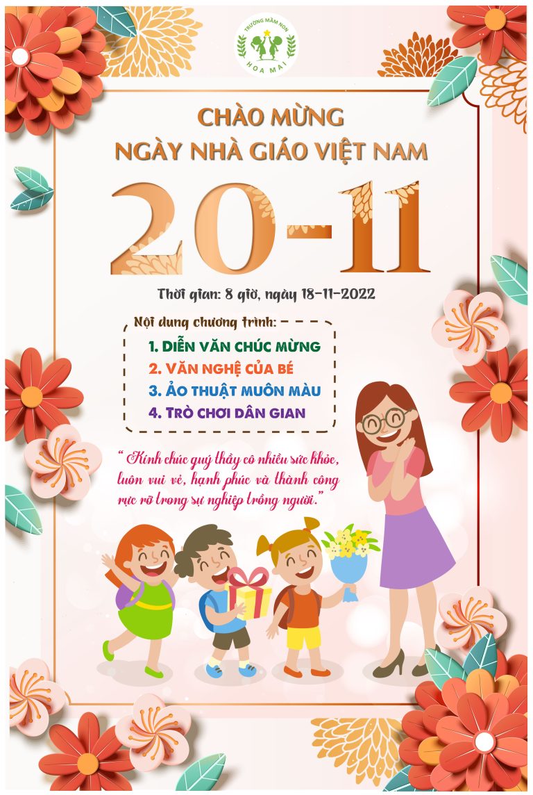 CHÀO MỪNG NGÀY NHÀ GIÁO VIỆT NAM 20-11
