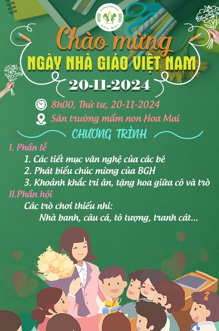 CHÚC MỪNG NGÀY NHÀ GIÁO VIỆT NAM 20-11-2024