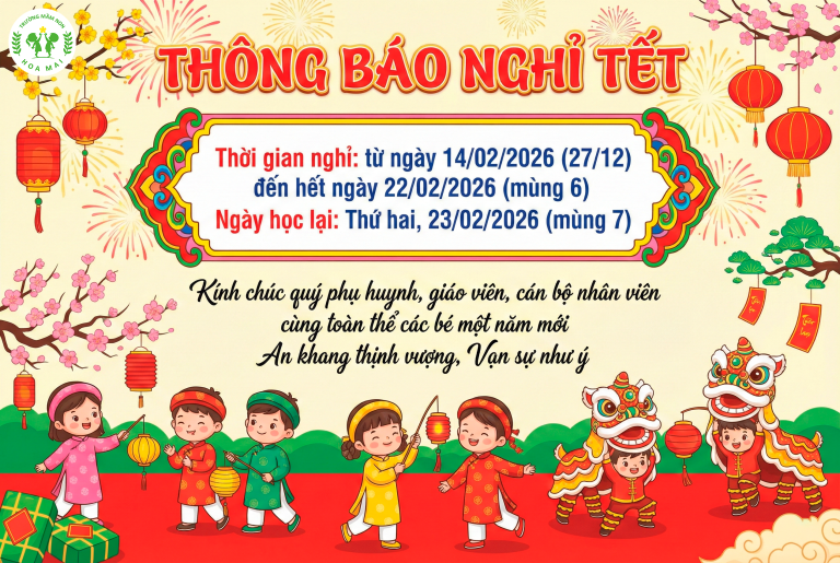THÔNG BÁO NGHỈ TẾT